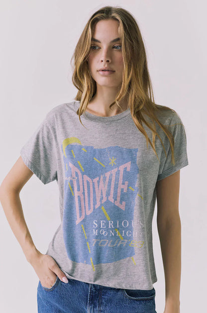 David Bowie Moonlight Tour '83 Tee (Heather Grey)