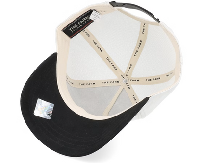 Goorin Bros Suede Tortoise {OG} Trucker Cream/Black
