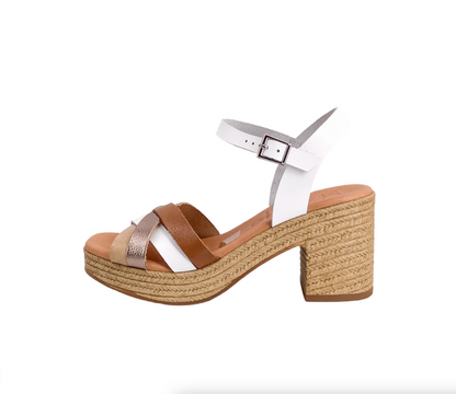 Duna Heeled Sandal (Combination)