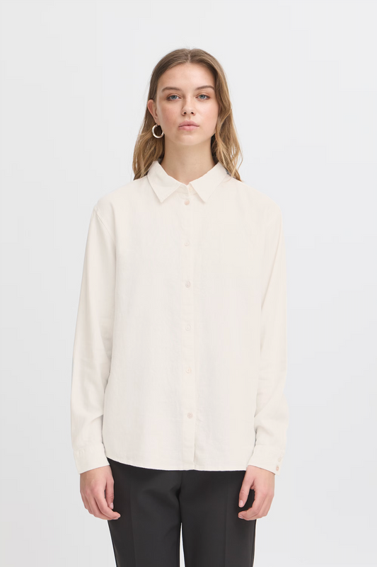 Ihlinno Linen Shirt (Cloud)