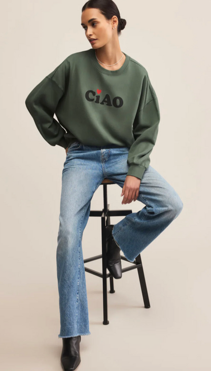 Ciao Sunday Sweatshirt (Hunter Green)