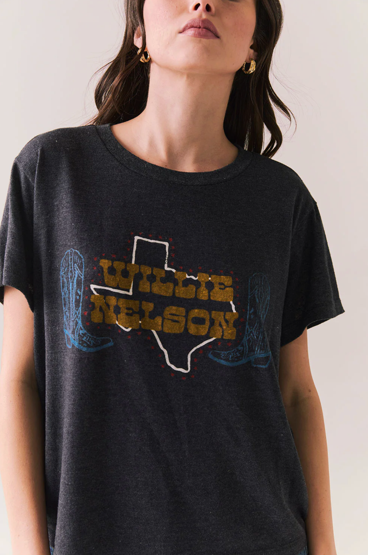 Chaser Willie Nelson Texas Boots Tee