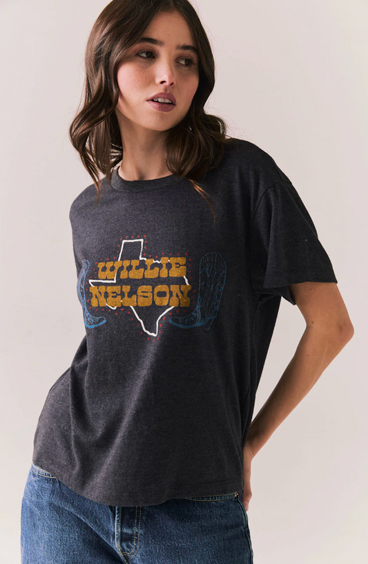Chaser Willie Nelson Texas Boots Tee