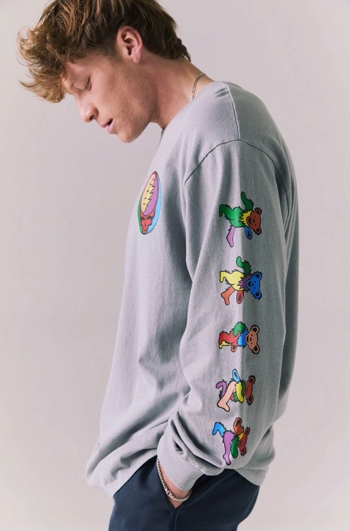 Chaser Grateful Dead Stealie Long Sleeve