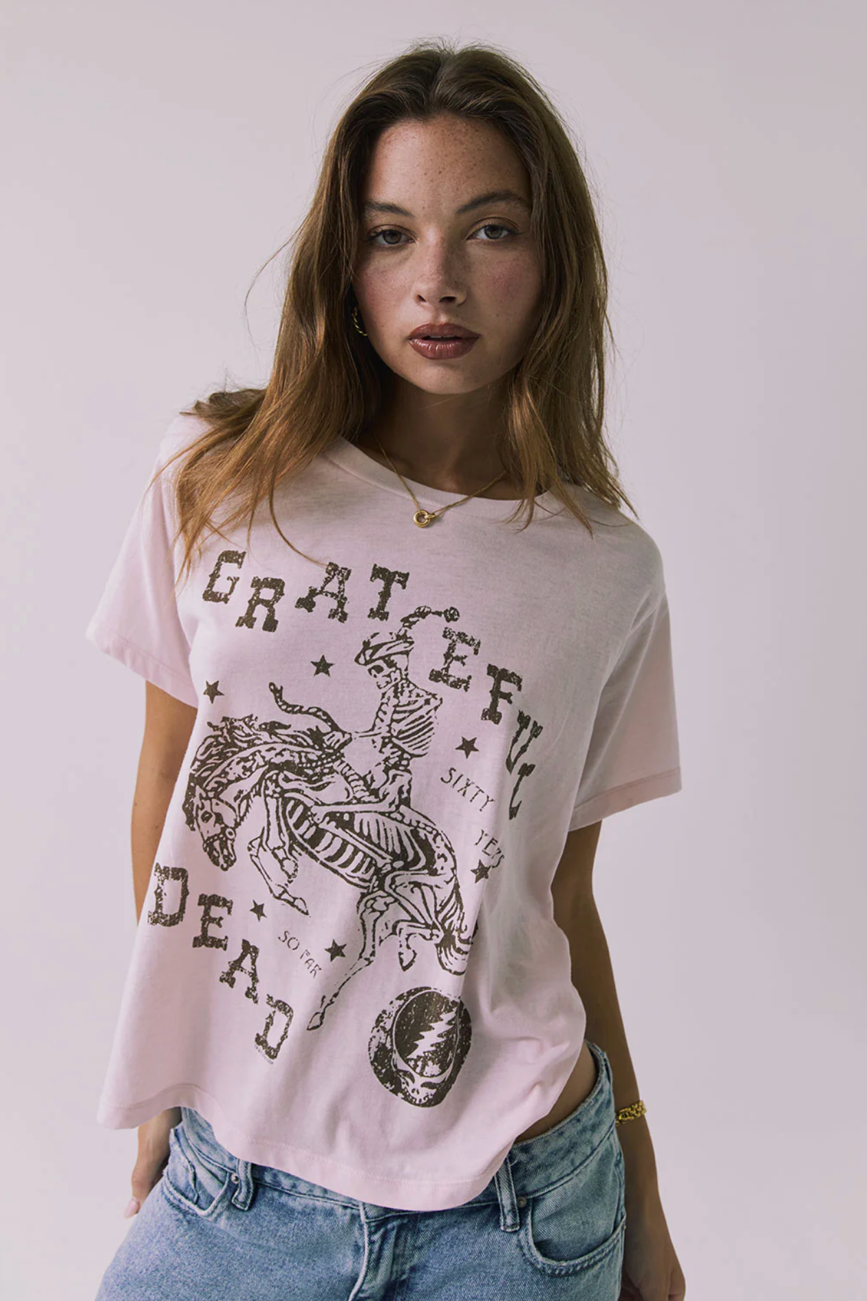 Grateful Dead Sixty Years Tee (Pink)