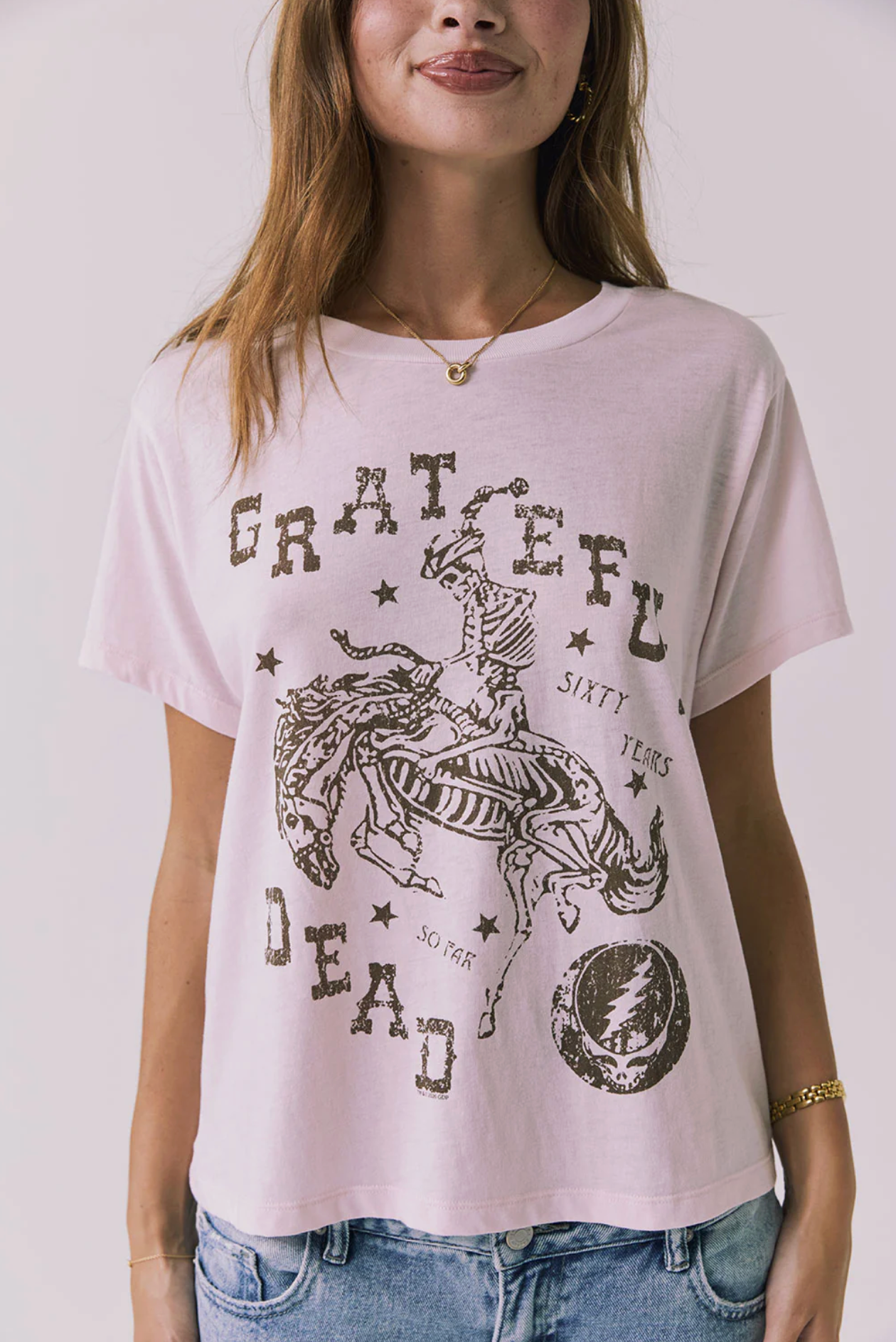 Grateful Dead Sixty Years Tee (Pink)