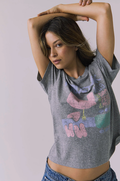 Woodstock Festival 1969 Tee (Streaky Grey)