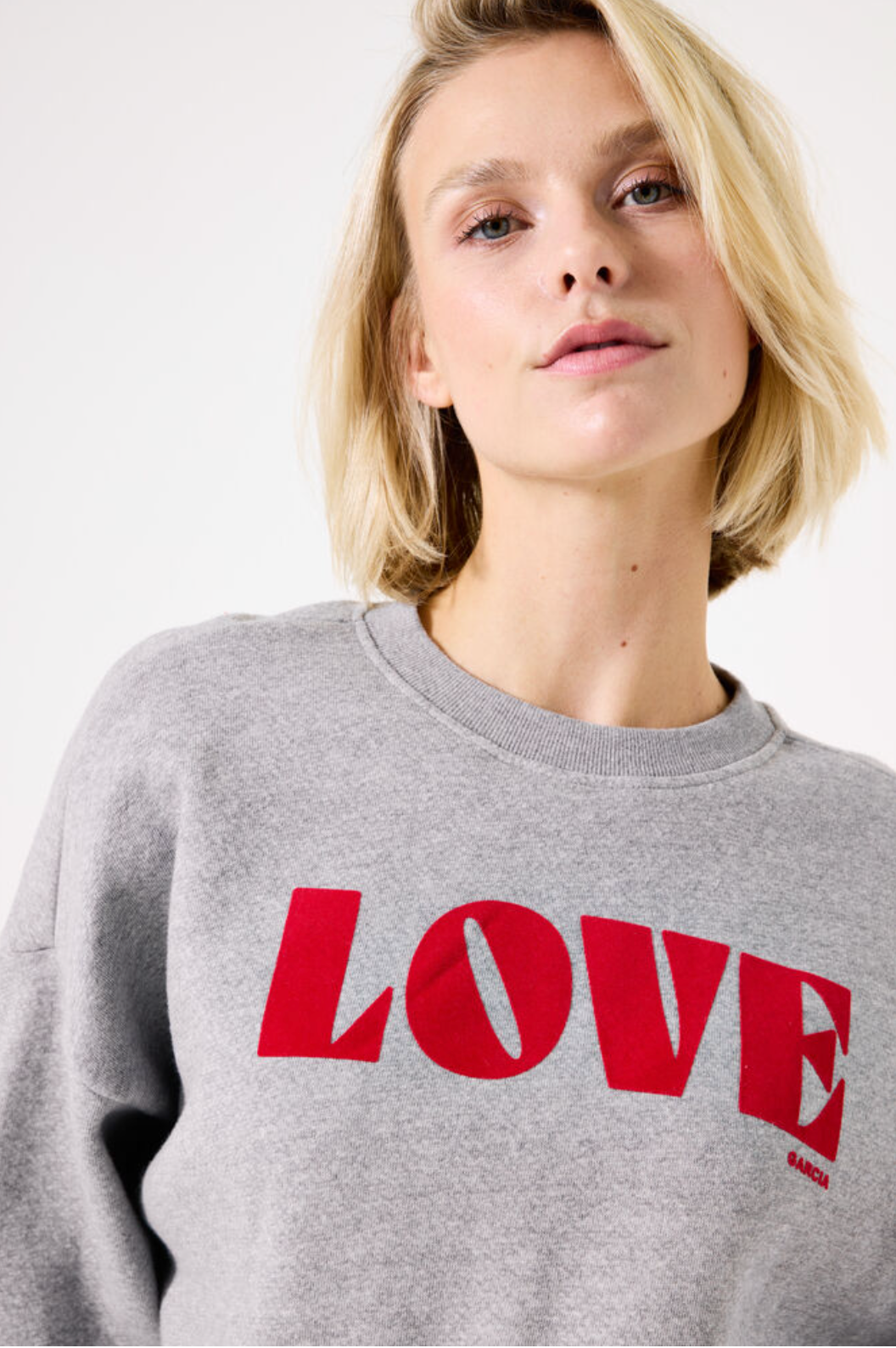 Love Jersey Sweater (Grey)