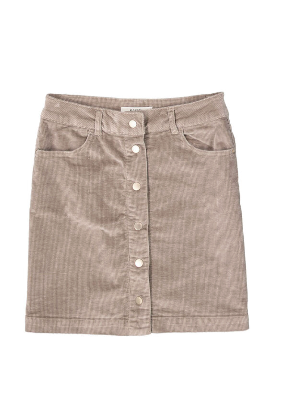 Corduroy Skirt (Taupe)
