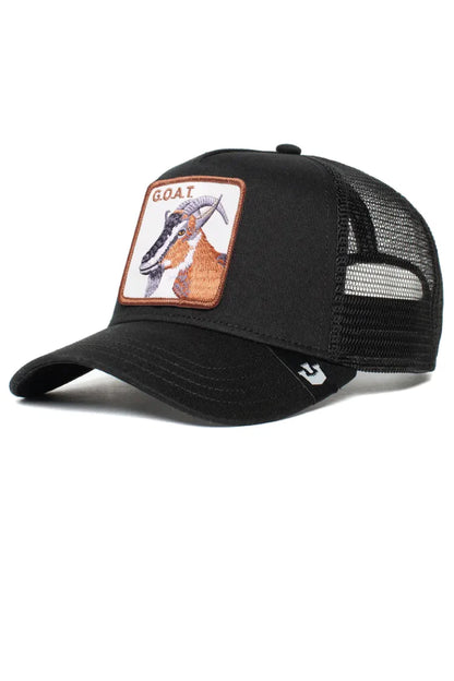 Goorin Bros  The Goat {G.O.A.T.} Trucker Hat (Black)