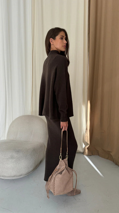 Alma Sweater (Dark Espresso)