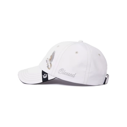 Goorin Bros 2 Blessed 2 Be Stressed {Blessed} Ball Cap (White)