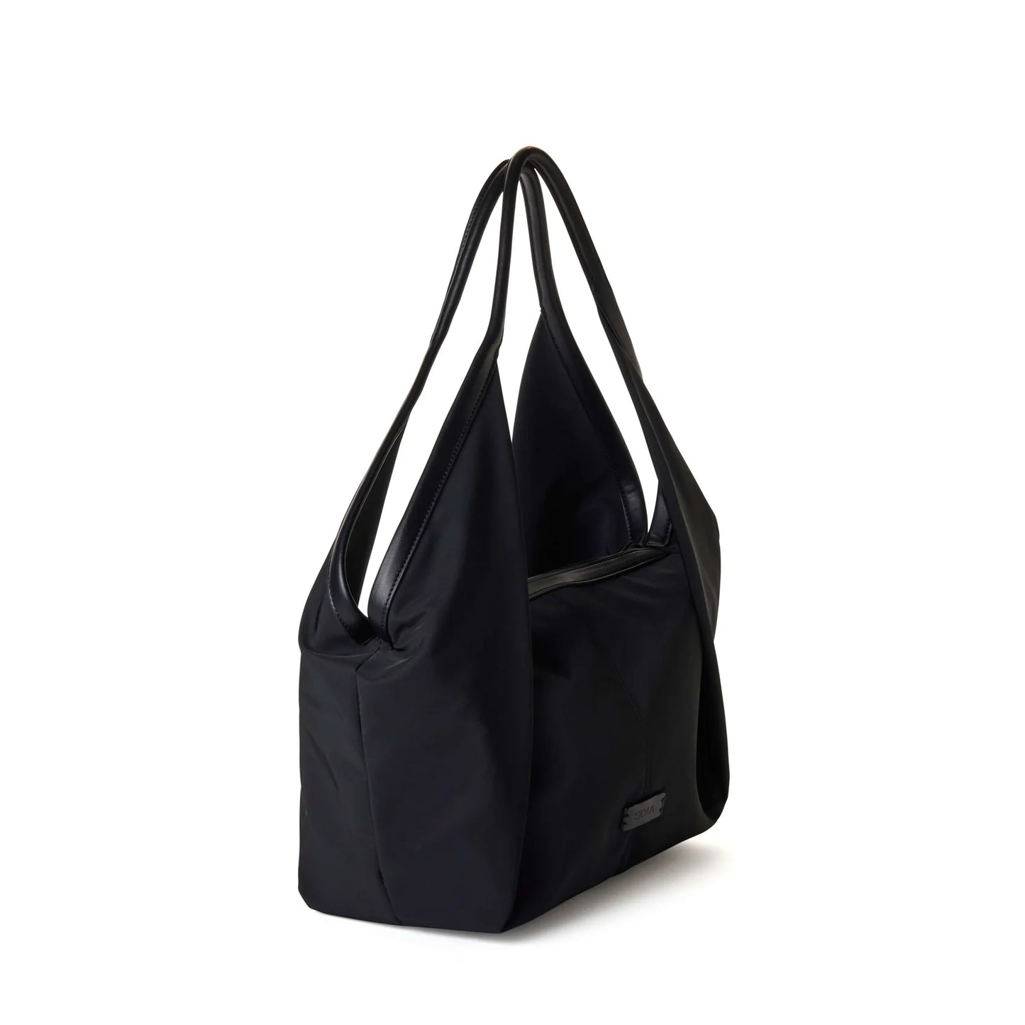 Victoria Nylon Tote Bag (Black)
