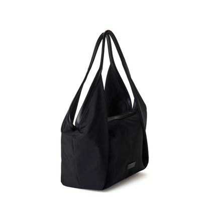 Victoria Nylon Tote Bag (Black)