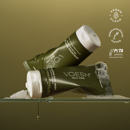 Exfoliating Body Wash 6.2 oz. (Hinoki & Lavanda)