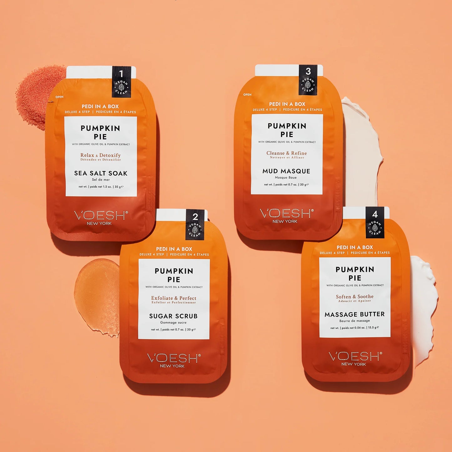 4-Step Pedi Kit (Pumpkin)