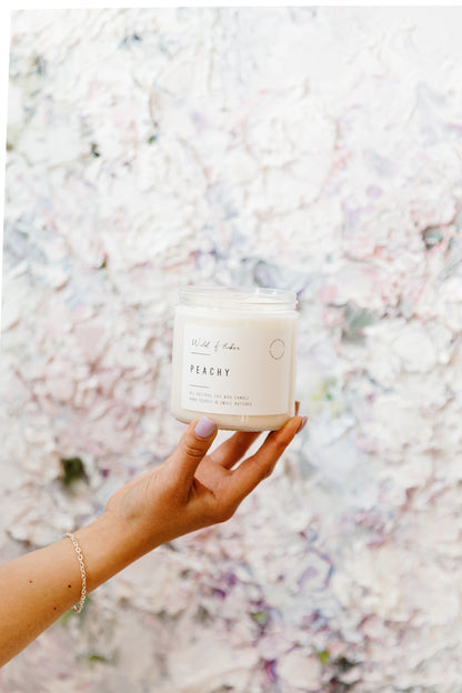 Peachy Double Wick Candle