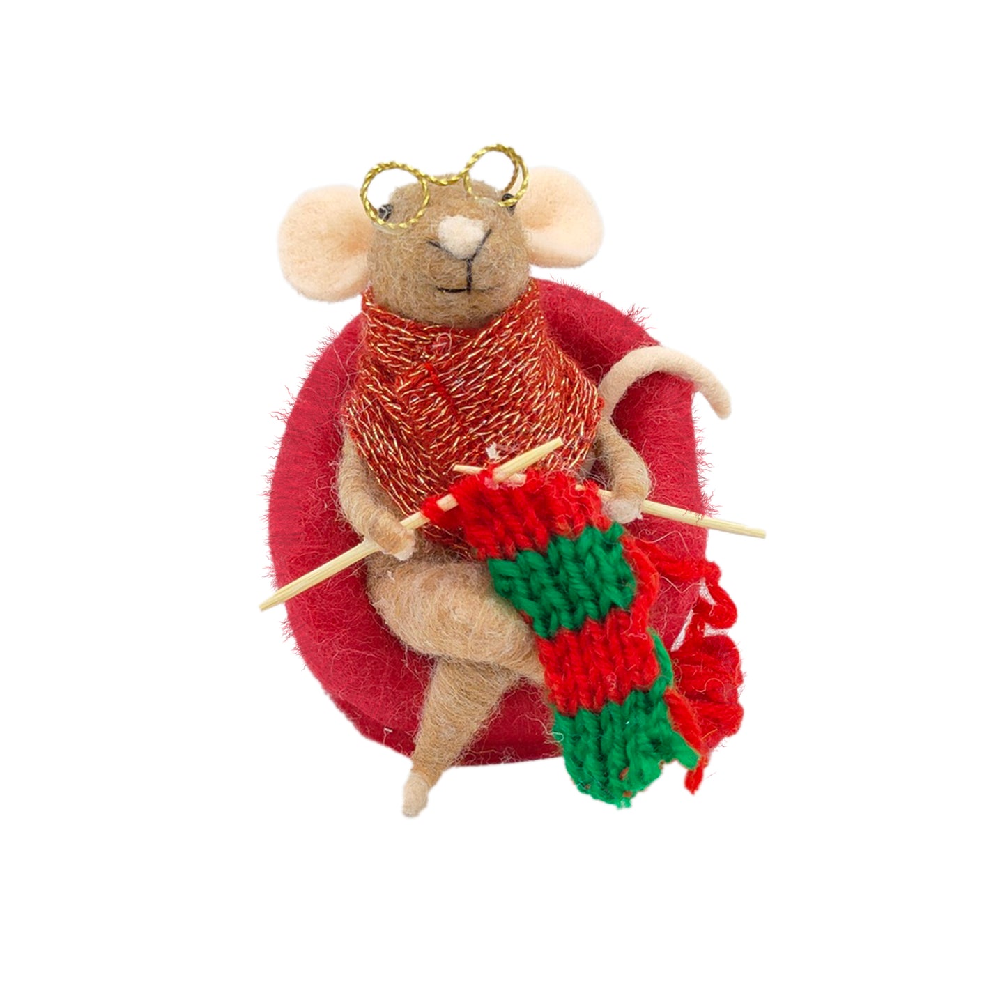Wool Mouse - Scarf Knitting