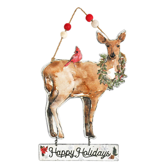 Metal Deer Hanging Decor