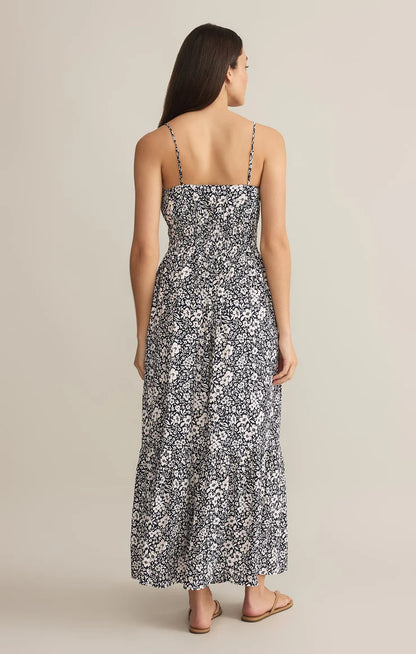 Toluca Floral Maxi Dress (Eclipse)