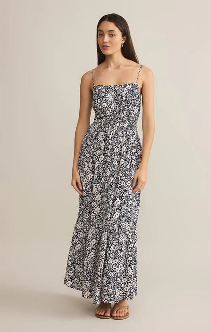 Toluca Floral Maxi Dress (Eclipse)