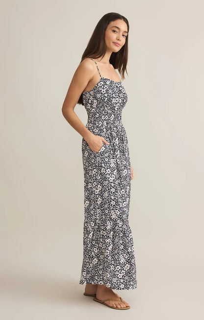 Toluca Floral Maxi Dress (Eclipse)