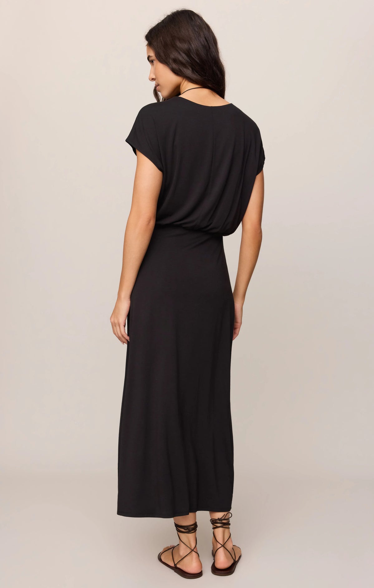 Anika Midi Dress (Black)
