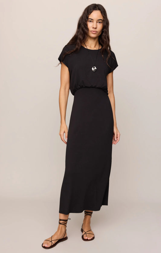 Anika Midi Dress (Black)
