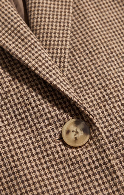 Evan Check Blazer (Dark Chocolate)