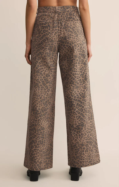 Marli Denim Leopard Pant (Desert)