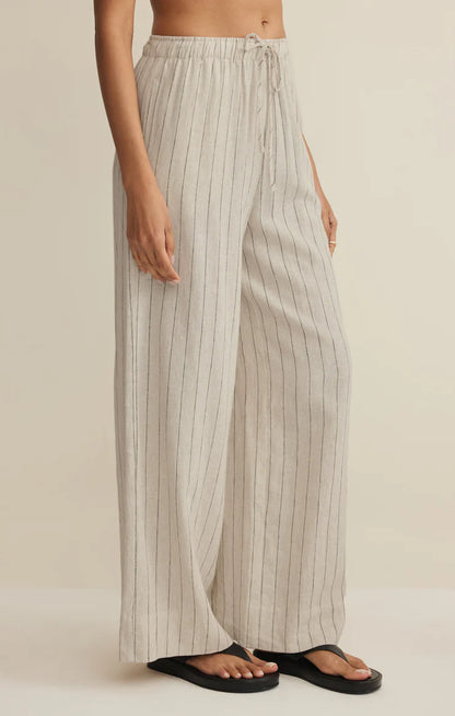 Henri Wide Leg Striped Pant