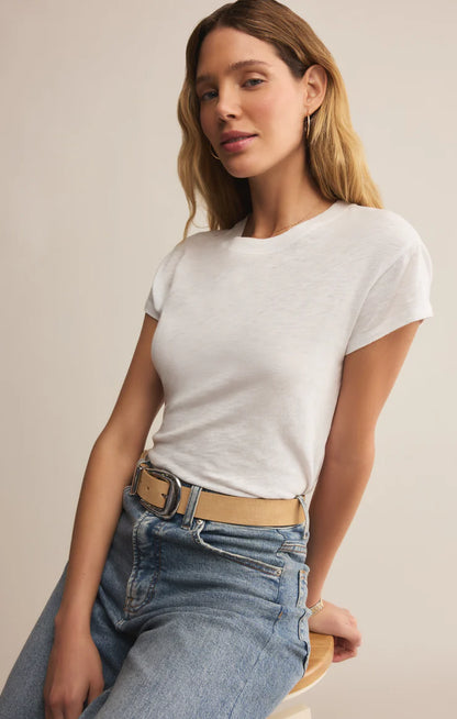 Modern Slub Tee (White)