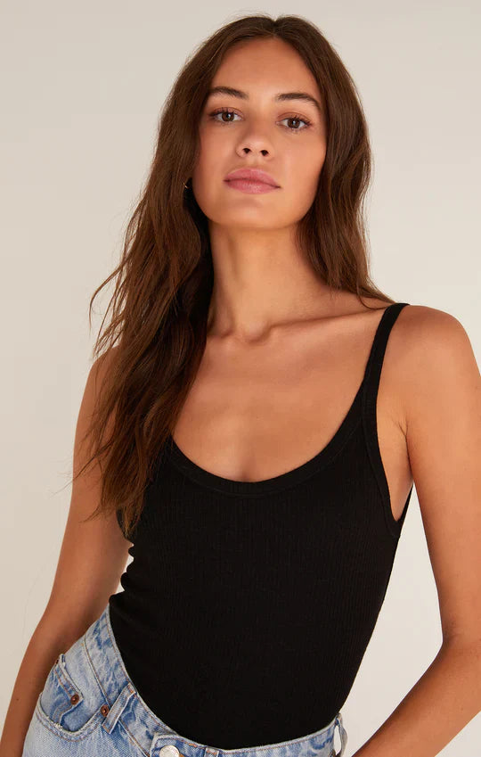 Casa Rib Tank (Black)