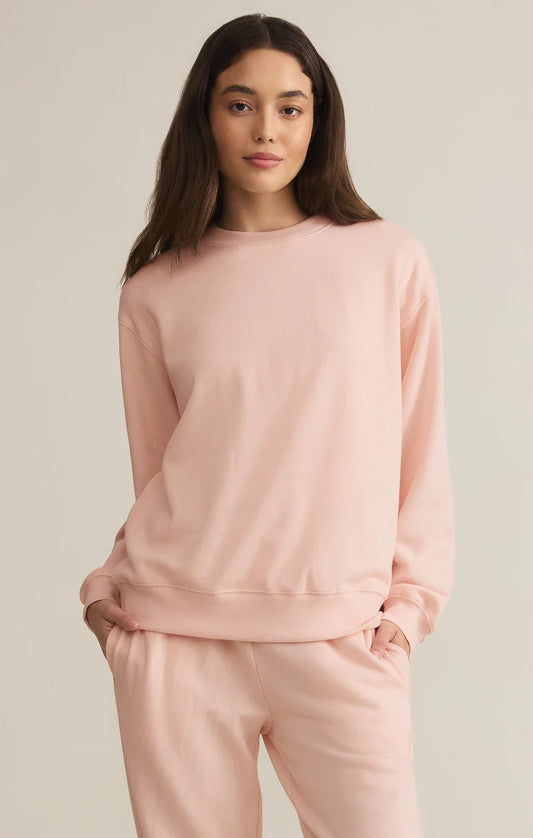 Boyfriend Sweatshirt (Light Pink)