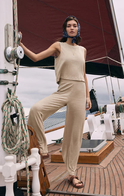 Scout Textured Slub Pant (Parchment)