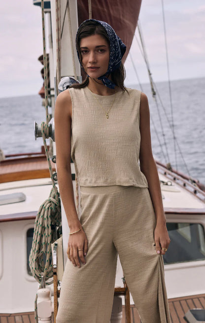 Scout Textured Slub Pant (Parchment)