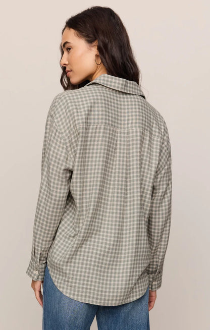 River Plaid Button Up