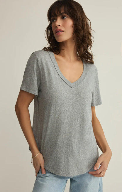 Elara Top (Classic Heather Grey)