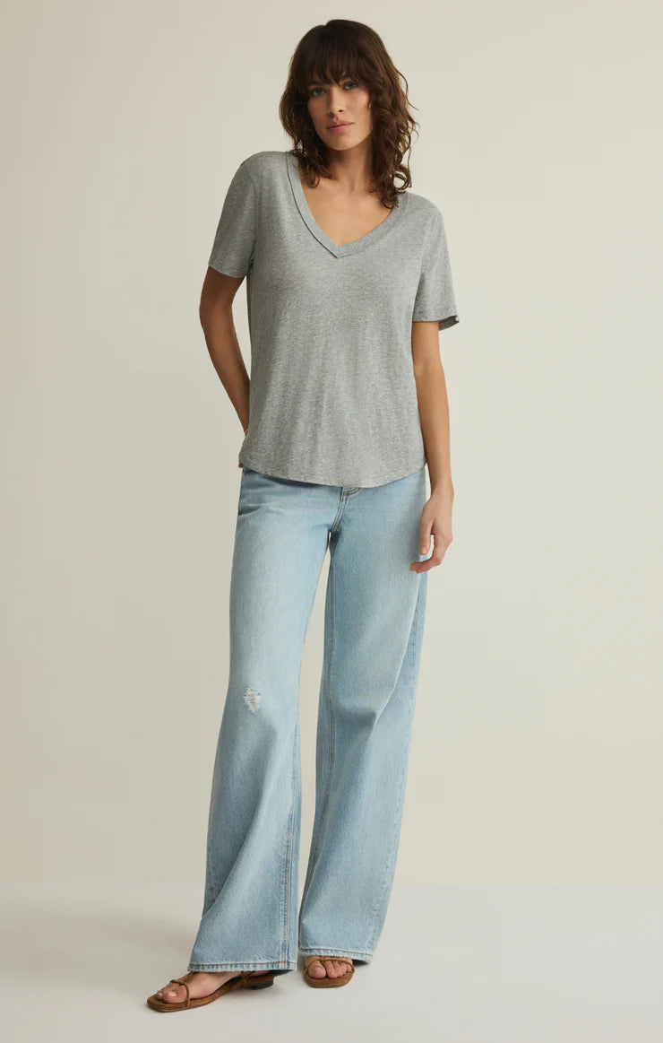 Elara Top (Classic Heather Grey)