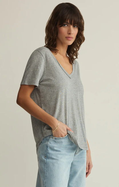 Elara Top (Classic Heather Grey)