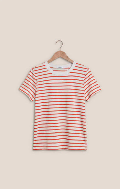 Junie Striped Tee (Lychee)