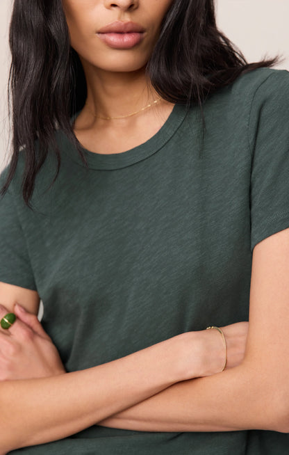 Junie Slub Tee (Emerald Cove)