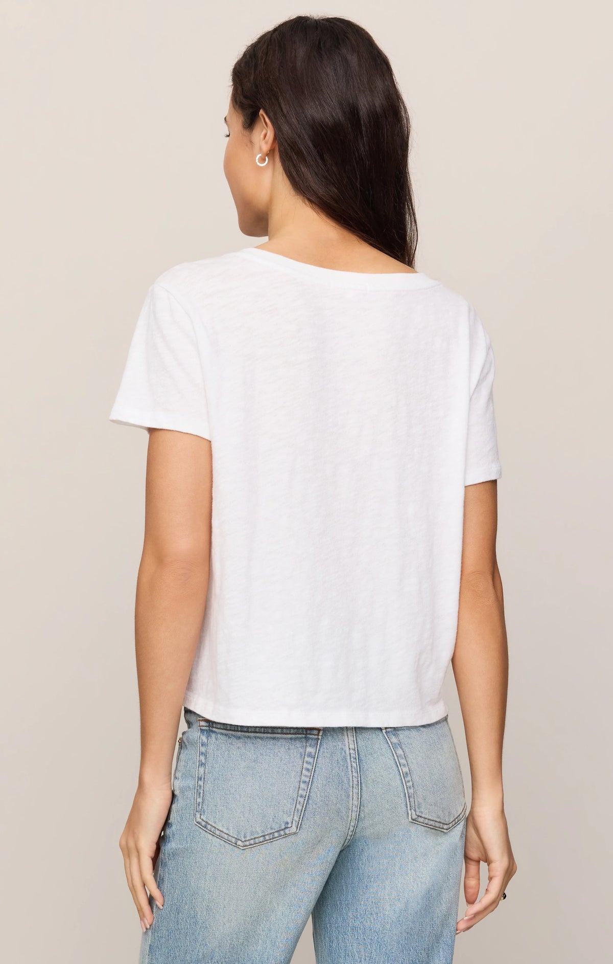 Nomad V-Neck Tee (White)