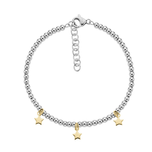 Beaded Gold Star Bracelet