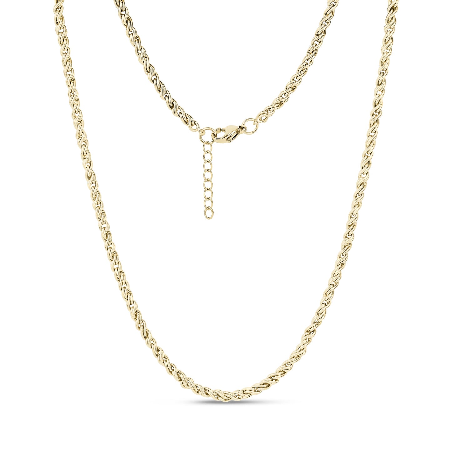 Infinity Twist Necklace (Gold)