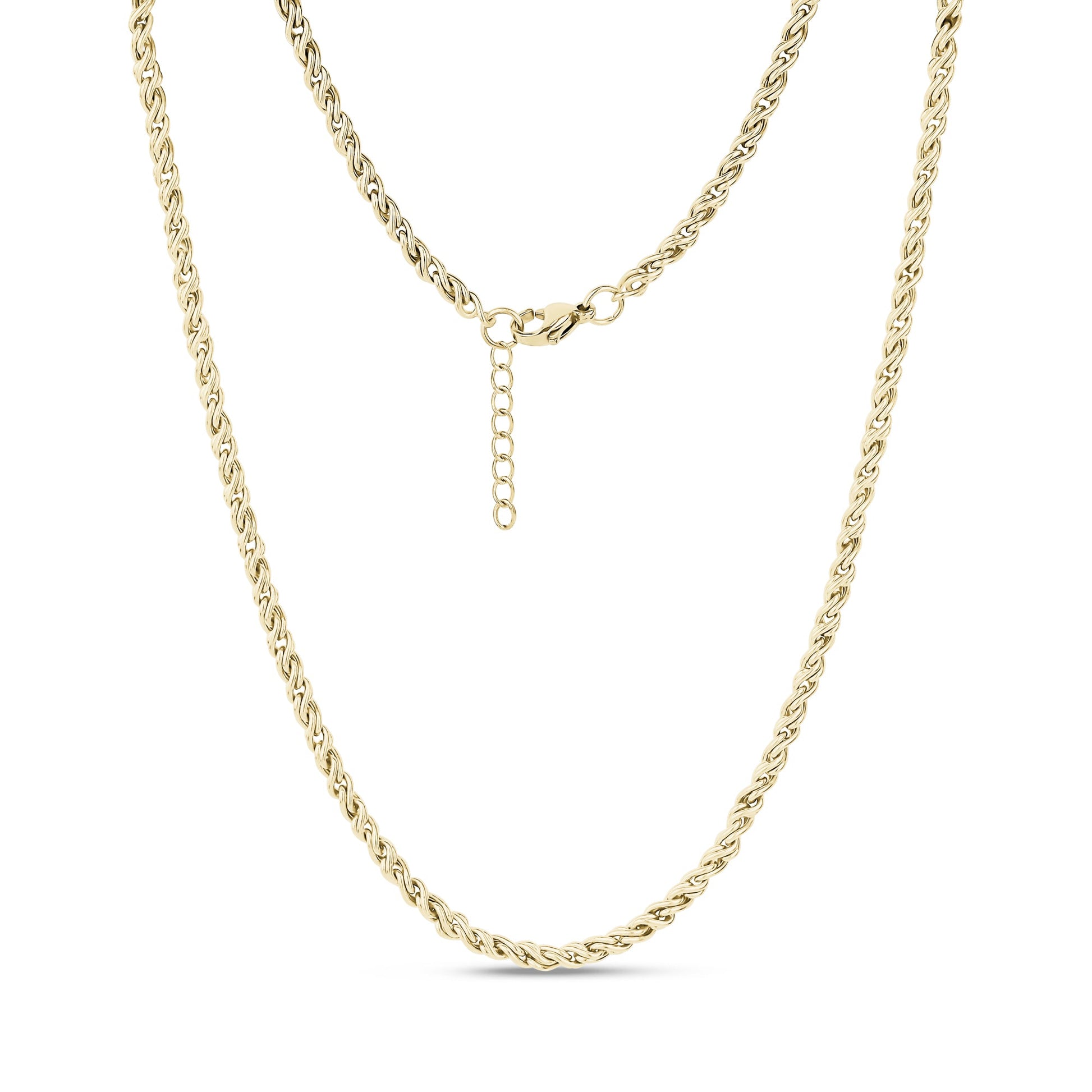 Infinity Twist Necklace (Gold)