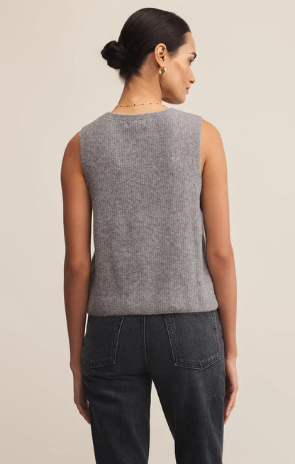 Bryce Sweater Vest (Medium Heather Grey)