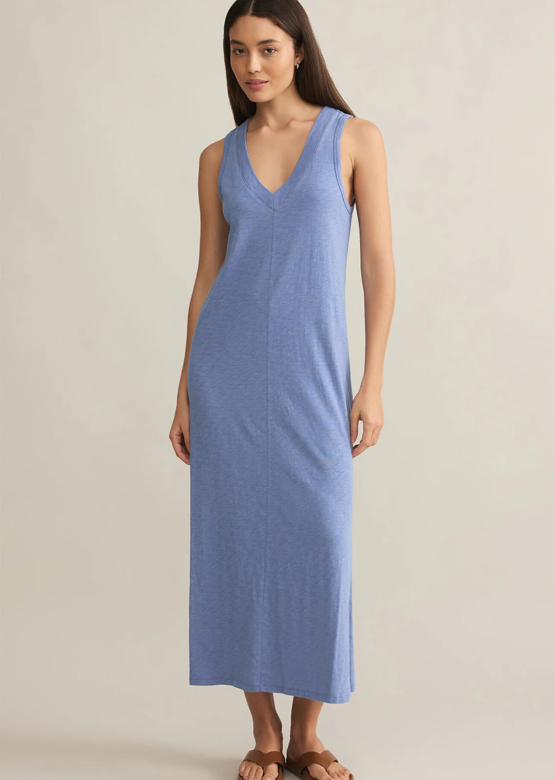Palisades Midi Dress (Sky Blue)