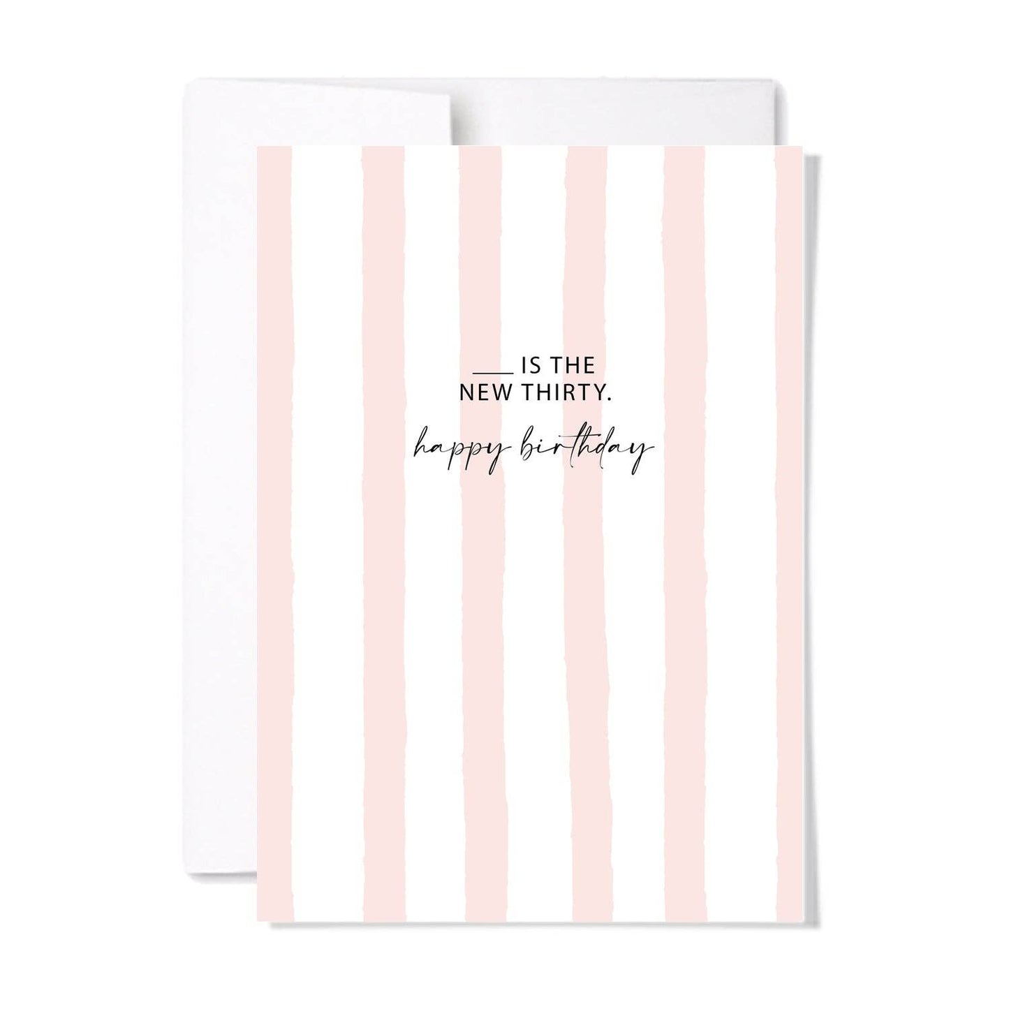 The New Thirty Birthday Card