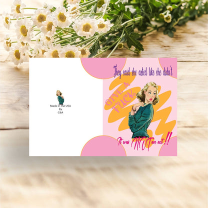 Not An Act! Birthday Card